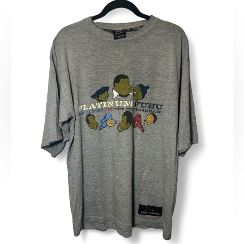90s Vintage Fubu Platinum Men L Fat Albert and the Junkyard Gang Graphic T Shirt